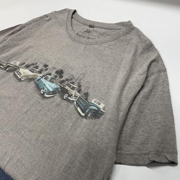 NEW PORT BLUE ホットロッド アメ車 半袖Tシャツ メンズXL