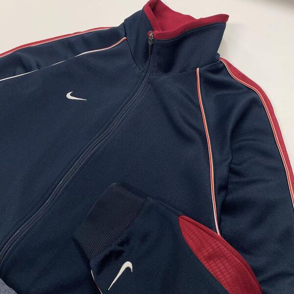 NIKE トラックジャケット ジャージ上 ネイビー メンズL