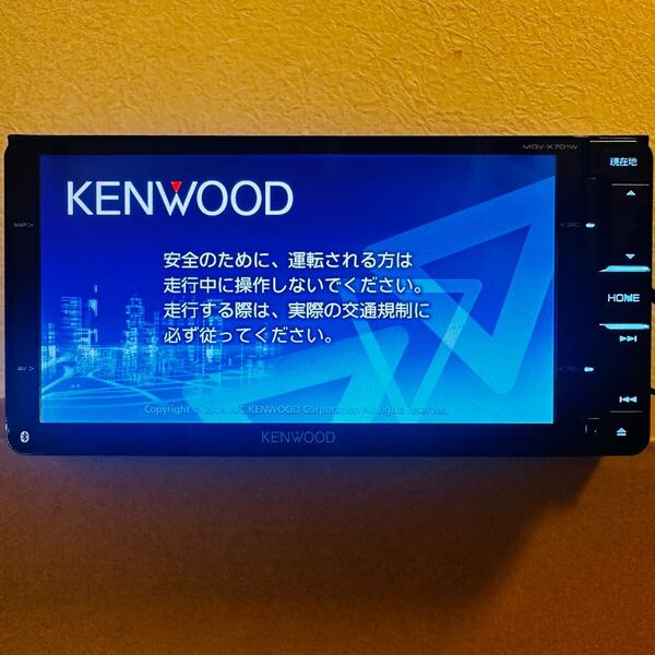 KENWOOD MDV-X701W メモリーナビゲーション Bluetooth DVD CD