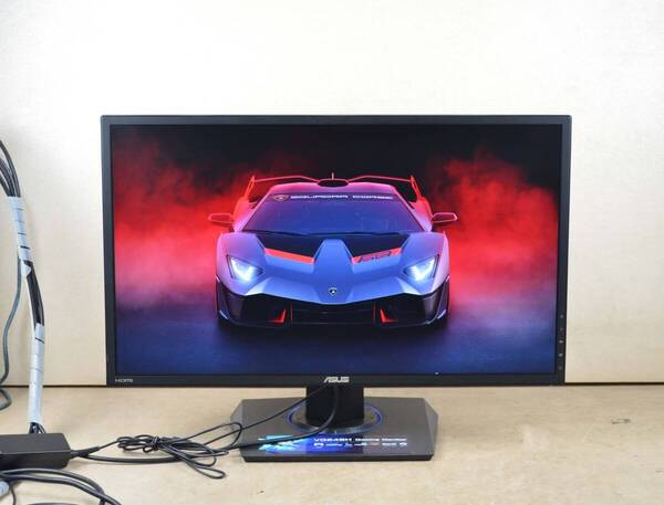 6117 ASUS 24型ワイド VG245H フルHD ゲーミング 応答速度1ms HDMIx2 スピーカー内蔵 回転式 LED ディスプレイ
