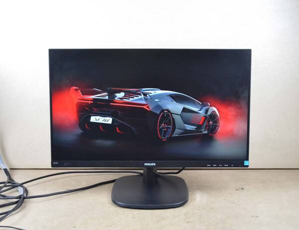 6177 超狭額ベゼル PHILIPS 25型ワイド 253V7L フルHD 応答時間1ms ゲーミング HDMI スピーカー内蔵 LED ディスプレイ