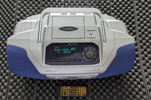 W MDラジカセ SHARP MD-F200-S