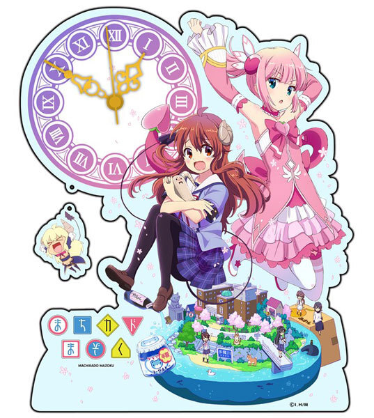 新品未開封 まちカドまぞく 1期 アクリル置時計 シャミ子 千代田桃 リリス 芳文社 シャドウミストレス優子 アクリルスタンド