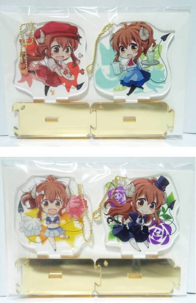 新品未開封 まちカドまぞく アクリルスタンド 4つセット シャドウミストレス優子 シャミ子 虚弱畑 同人グッズ アクリル フィギュア