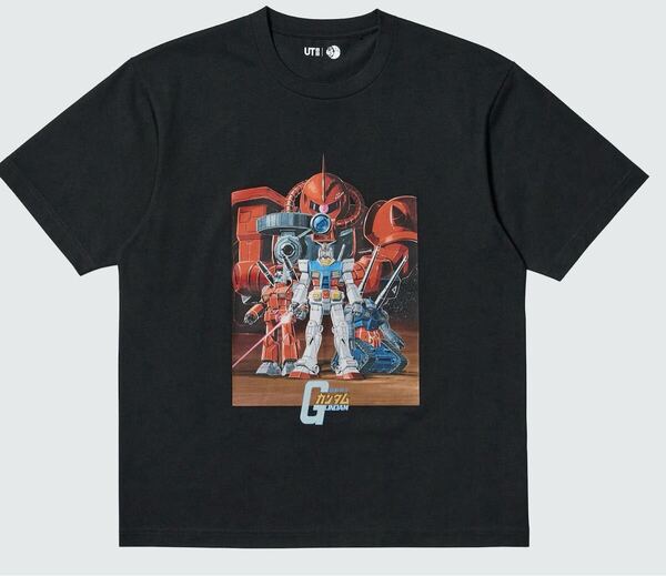 送料無料 新品 大河原邦男 シャア専用ザク ガンキャノン XXLサイズ Tシャツ リラックスフィット 機動戦士ガンダム 45周年 UT ユニクロ