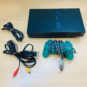 O15462 ジャンク品 SONY PlayStation2 プレイステーション2 PS2 SCPH-39000 本体 コントローラー 黒 ブラック