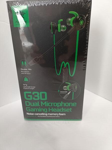 【新品未使用】G30 ゲーミングイヤホン 3.5mmコネクタ付き 有線イヤホン