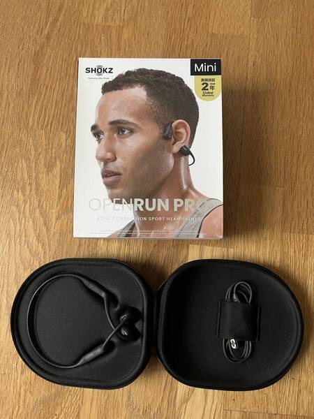 Shokz(ショックス)OpenRun Pro Mini 骨伝導イヤホン ワイヤレス bluetooth5.1 オープンイヤーヘッドホン