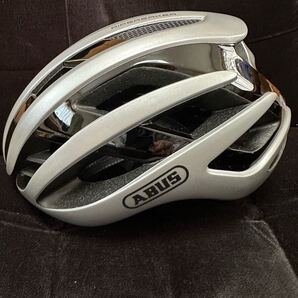 ABUS アブス AIRBREAKER エアブレイカー Lサイズ(59〜61cm)シルバー