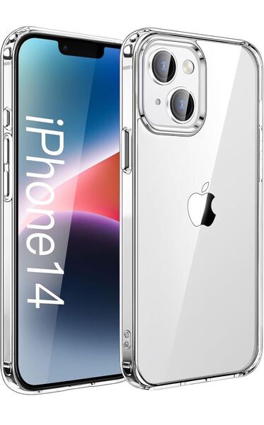 iPhone14 ケース クリア iPhone14 カバー 透明 MIL規格 耐衝撃 スレ傷防止 一体フィット感 スマホケース