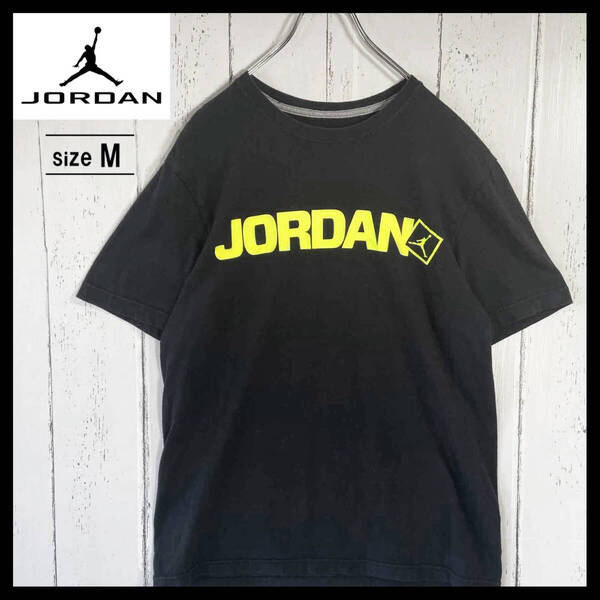 【USED】NIKE ナイキ AIR JORDAN エアジョーダン ジャンプマン Tシャツ 00s 古着 ブラック( Mサイズ ) ☆送料無料☆