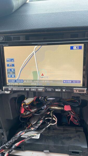 ALPINE VIE-X08V フルセグ CD DVD Bluetooth SD HDDナビ 地図バージョン 2013