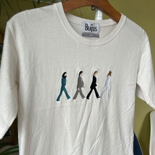 シップス × ビートルズ 刺繍 Tシャツ M 白