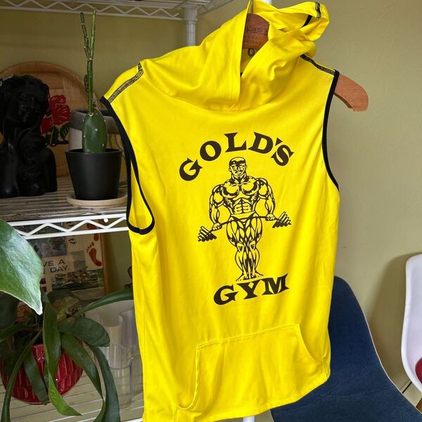 GOLD’S GYM ゴールドジム タンクトップ 黄 ML