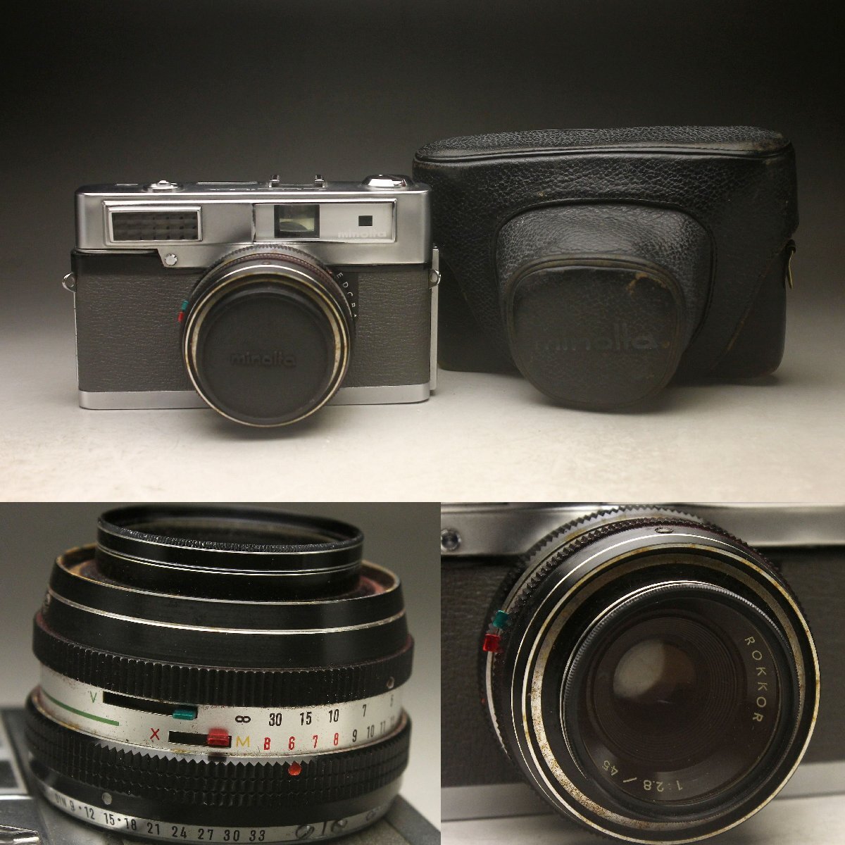 カメラ　骨董品 Fujica ZX500 シングル 8 カメラ テスト済み 8 mm フィルム