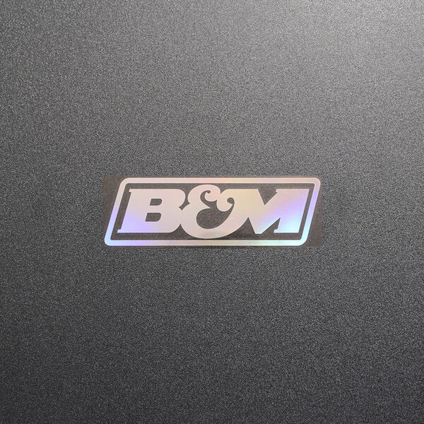 【文字だけ残るタイプ】B&M カッティングステッカー オーロラ 1枚 縦35mm×横110mm | 新品 | 未使用 | 切文字 | 切り文字 | 高品質