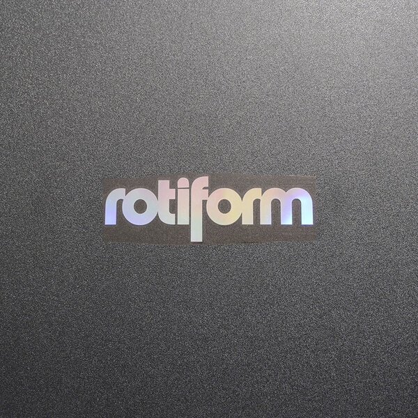 【文字だけ残るタイプ】rotiform ロティフォーム カッティングステッカー オーロラ 1枚 縦35mm×横110mm |新品|未使用|切文字|切り文字