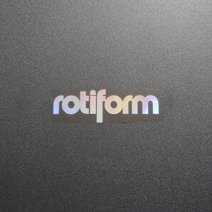 【文字だけ残るタイプ】rotiform ロティフォーム カッティングステッカー オーロラ 1枚 縦35mm×横110mm |新品|未使用|切文字|切り文字