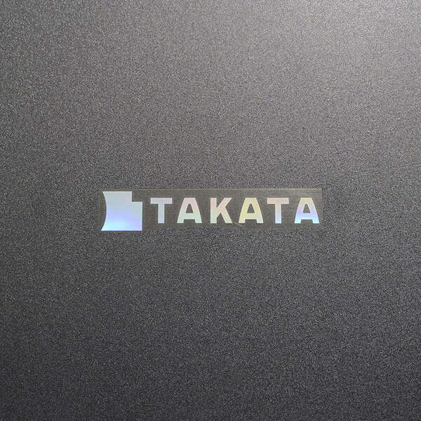 【文字だけ残るタイプ】TAKATA タカタ カッティングステッカー オーロラ 1枚 縦20mm×横110mm | 新品 | 未使用 | 切文字 | 切り文字