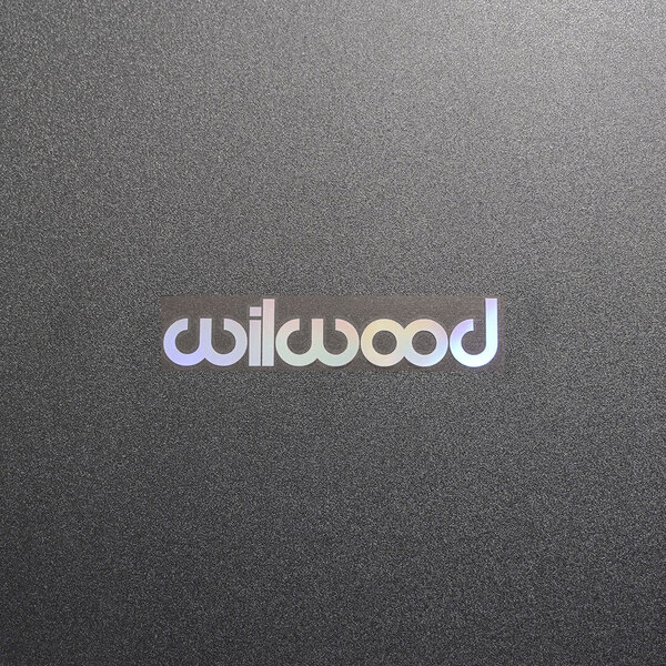 【文字だけ残るタイプ】wilwood ウィルウッド カッティングステッカー オーロラ 1枚 縦23mm×横110mm |新品|未使用|切文字|切り文字
