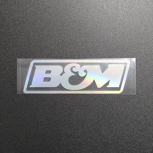 【文字だけ残るタイプ】B&M カッティングステッカー オーロラ 1枚 縦48mm×横151mm | 新品 | 未使用 | 切文字 | 切り文字 | 高品質
