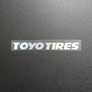 【文字だけ残るタイプ】TOYO TIRES トーヨータイヤ カッティングステッカー オーロラ 1枚 縦15mm×横150mm | 新品 | 未使用 | 切文字