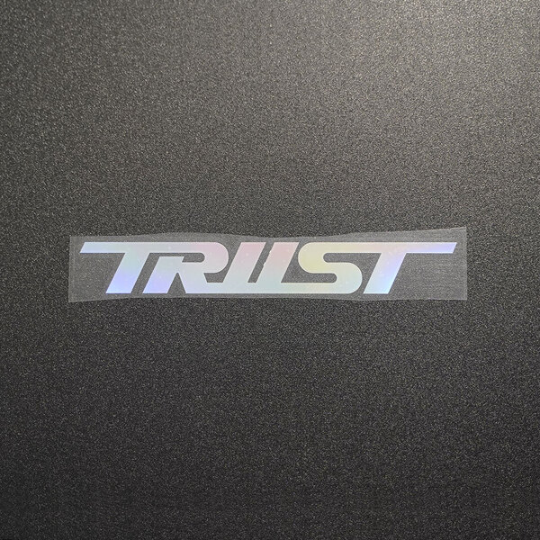 【文字だけ残るタイプ】TRUST トラスト カッティングステッカー オーロラ 1枚 縦20mm×横150mm | 新品 | 未使用 | 切文字 | 切り文字