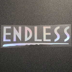 【文字だけ残るタイプ】ENDLESS エンドレス カッティングステッカー オーロラ 1枚 縦60mm×横201mm |新品|未使用|切文字|切り文字
