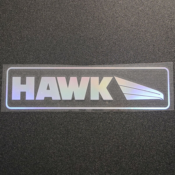 【文字だけ残るタイプ】HAWK カッティングステッカー オーロラ 1枚 縦52mm×横201mm | 新品 | 未使用 | 切文字 | 切り文字 | 高品質