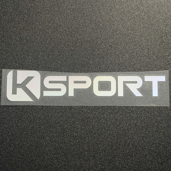 【文字だけ残るタイプ】KSPORT Kスポーツ カッティングステッカー オーロラ 1枚 縦39mm×横202mm | 新品 | 未使用 | 切文字 | 切り文字