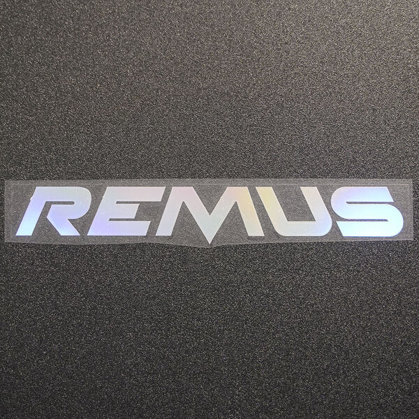 【文字だけ残るタイプ】REMUS レムス カッティングステッカー オーロラ 1枚 縦27mm×横200mm | 新品 | 未使用 | 切文字 | 切り文字