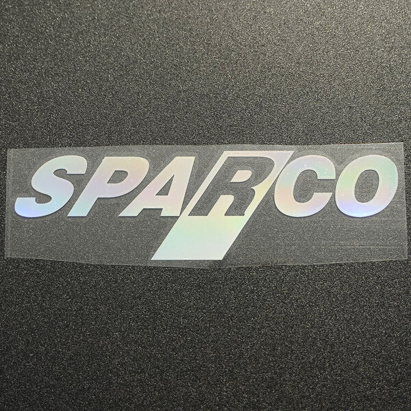 【文字だけ残るタイプ】SPARCO(スパルコ) カッティングステッカー オーロラ 1枚 縦58mm×横202mm |新品|未使用|切文字|切り文字