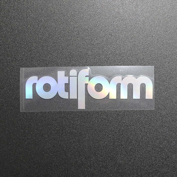 【文字だけ残るタイプ】rotiform ロティフォーム カッティングステッカー オーロラ 1枚 縦48mm×横150mm | 新品 | 未使用 | 切文字