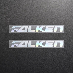 【文字だけ残るタイプ】FALKEN ファルケン カッティングステッカー オーロラ 2枚 縦16mm×横150mm |新品|未使用|切文字|切り文字