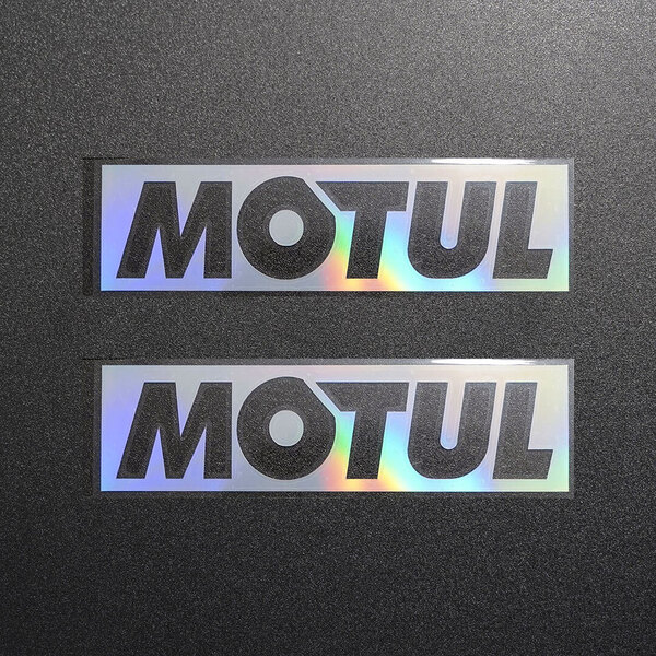【文字だけ残るタイプ】MOTUL モチュール カッティングステッカー オーロラ 2枚 縦40mm×横150mm |新品|未使用|切文字|切り文字