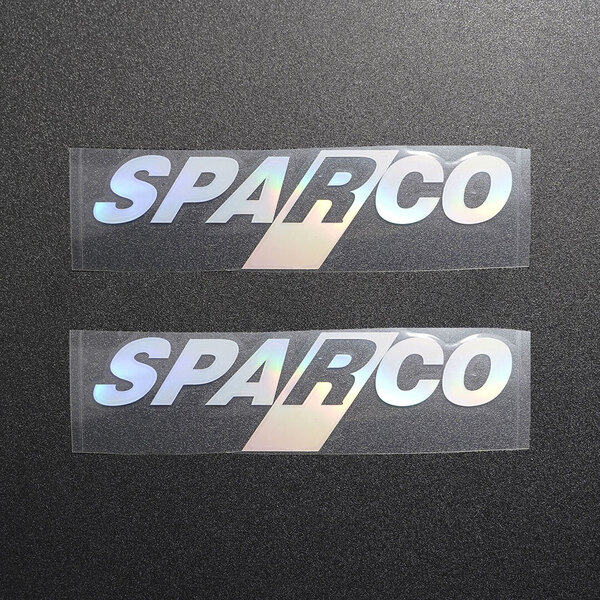 【文字だけ残るタイプ】SPARCO スパルコ カッティングステッカー オーロラ 2枚 縦43mm×横150mm | 新品 | 未使用 | 切文字 | 切り文字