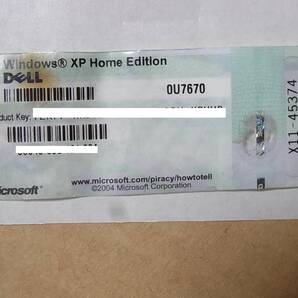 ■ Microsoft Windows XP Home Edition COAシール プロダクトキー DELL 管PK0033