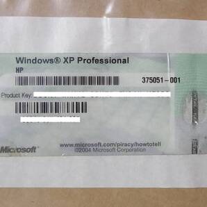 ◎ Microsoft Windows XP Professional COAシール プロダクトキー HP 管PK0036