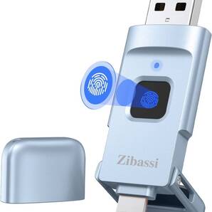 Zibassi 512GB【MFI認証取得 高速認識】iPhone用USBメモリ指紋認証 USBメモリ