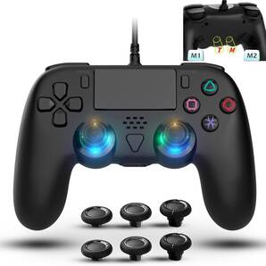 Elnicec PS5用 コントローラー 有線【新登場-PS5用/新型PS5 Slim用】PC/Steam/ps5対応Dual*Sense