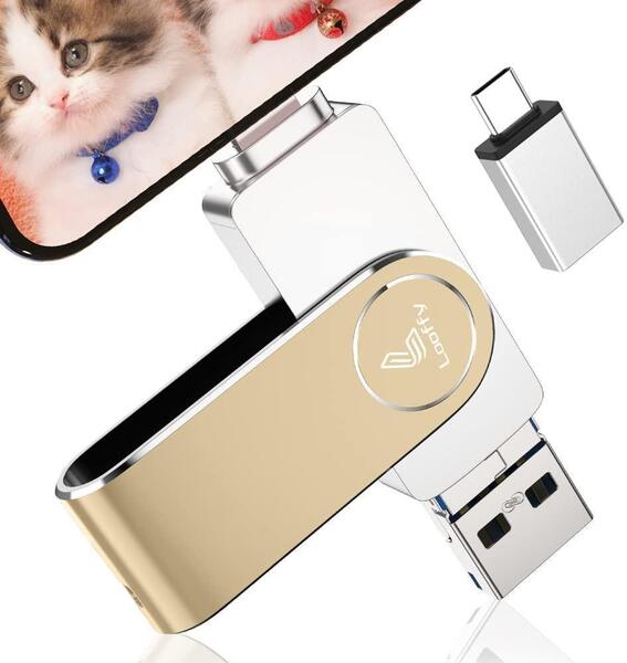 128GB iPhone usbメモリーUSB メモリ USB3.0 4in1