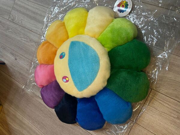 カイカイキキ フラワー 村上隆 もののけ京都 クッション お花 レインボー 60cm kaikaikiki murakami Louis