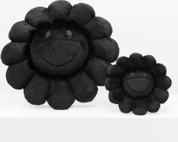 村上隆 カイカイキキ クッション オールブラック 60cm 30cm セット 新品 kaikaikiki murakami