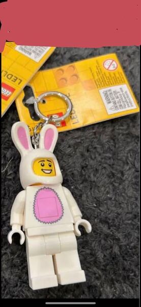 LEGO キーライト イースター ウサギ キーホルダー ミニフィグ ライト 卵