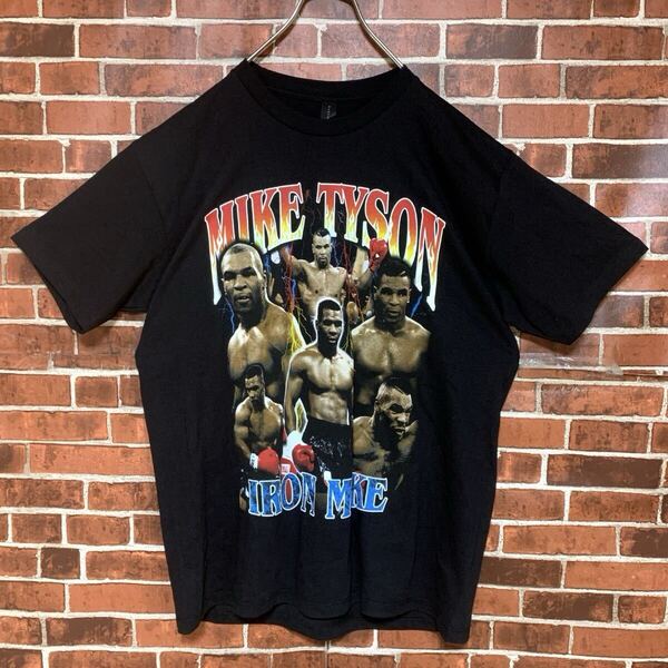 【美品】入手困難★MIKE TYSON★マイクタイソン★グラフィック★プリント★tシャツ★L★RAPTEES★ラップティーズ★ヴィンテージ★古着