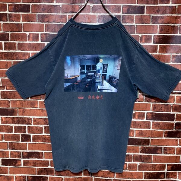 【超激レア】BASIC MUSIC★韻シスト★basi★愛のままに★台風飯店★コラボ★ビッグシルエット★バンドtシャツ★XXL★HIPHOP★RAP★古着
