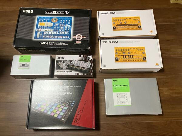 korg electribe EM-1Pioneer DDJ-XP1VOLCAKAOSSILAORbehringer TD-3-AMRD-6-AMDTM、DAW機材セットDJにも