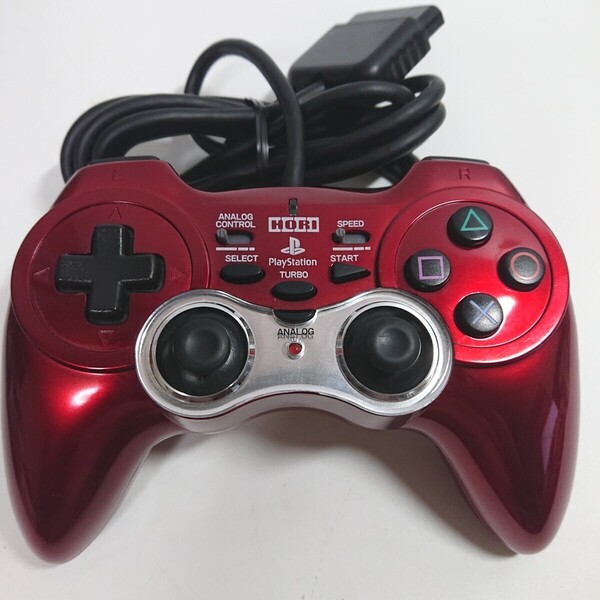 【清掃済み】PS2 コントローラー ホリパッド HORI アナログ連射コントローラ