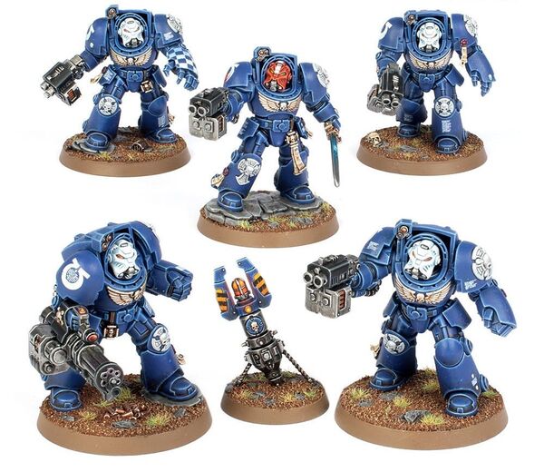 ウォーハンマー WARHAMMER40k★ターミネイター・スカッド 5体★リヴァイアサン付属品★スペースマリーン 送料無料