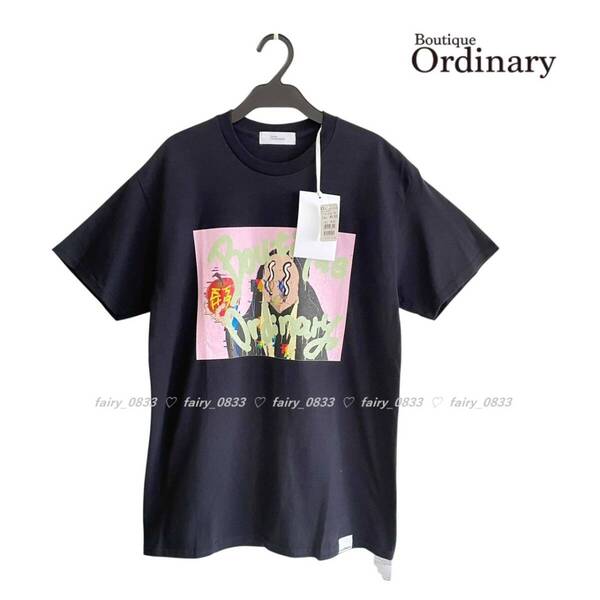 新品【送料無料】定価8800円■ヤマダヤ スコットクラブ Boutique Ordinary■キャッチープリント...♪ポップなプリントTシャツ